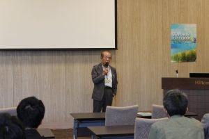 開会の挨拶（長嶺竹明）